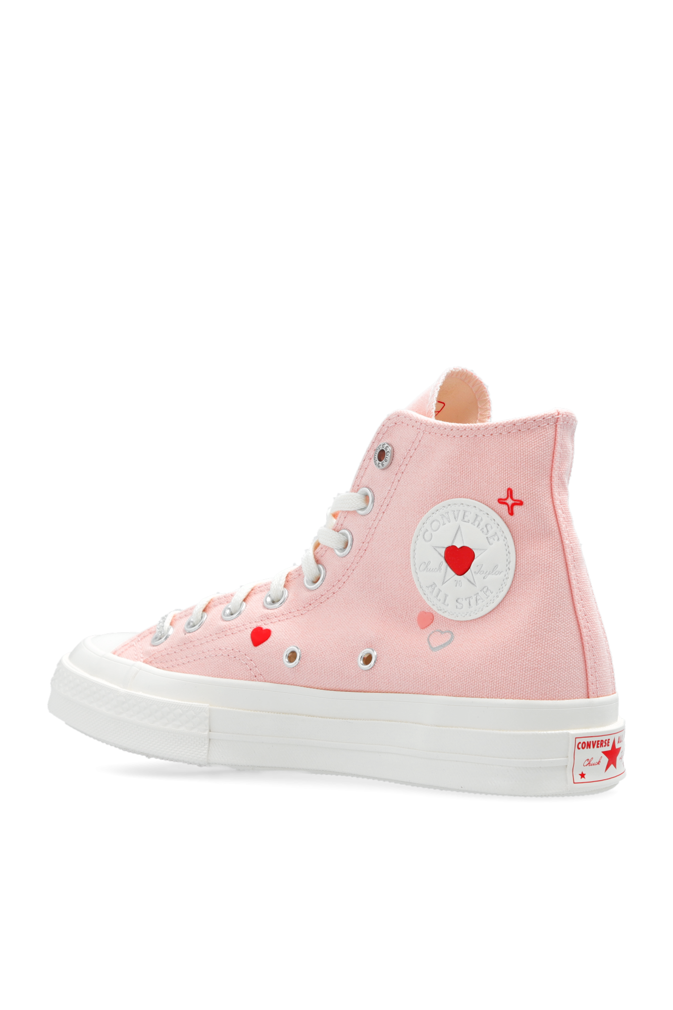 Converse red hotsell i heart